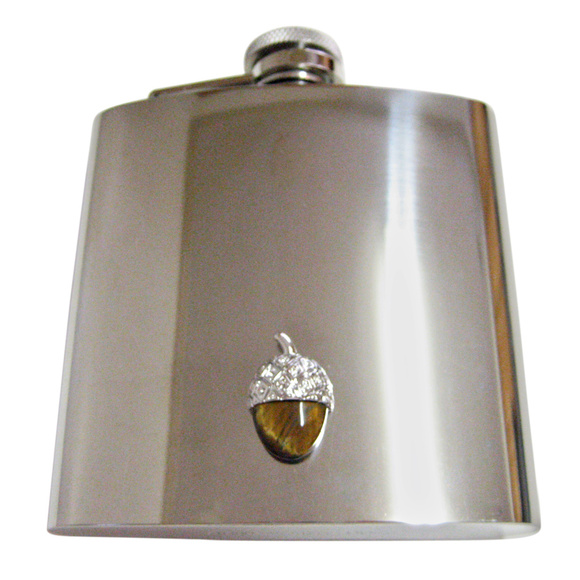 Shiny Acorn Large Flask - Picture 1 of 1